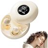 sunvito Cuffie per Dormire, Mini Auricolari Wireless Bluetooth 6.0 Auricolari per Dormire in silicone liquido, Auricolar ascosti con Display di Alimentazione per Esercizio, Lavoro, Escursionismo