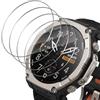 Holilo 4 pezzi Vetro Temperato per (D42) Amazfit T-Rex Ultra 2 Pellicola Protettiva, Anti-Bolla Copertura totale 3D HD Pellicola proteggi schermo Anti Scratch HD glass Film
