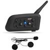 EJEAS V6 pro Interfono Moto Bluetooth 1200 m Interfono in Tempo Reale Auricolare Casco Moto 6 Motociclisti Riduzione del rumore DSP Impermeabilità, USB-C