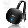 SOCLLLife Adattatore HDMI Wireless,SOCLLLife Dongle HDMI Wireless,HD Miracast Dongle Adattatore, Stream Schermo & Video, Supporta Miracast/DLNA/Airplay per i*OS/Android/Windows/Mac i*OS/Proiettore/Monitor