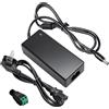 Towisituati Alimentatore da 24V 6A, Adattatore da 144W 100 - 240V AC a 24V 6 A, Con Connettore Terminale a LED con Presa di Uscita DC da 5,5 x 2,1 mm per Strisce LED