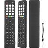 Ysmorla Custodia Telecomando in Silicone Compatibile Con Hisense EN2J36H EN2D36H EN2F36H EN2N36H EN2V36H EN2K36H EN2Q36H EN2T36H EN2C36H TV Telecomando Copertura Protettiva Antiurto Con un Cordino(Nero)