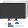 Generic Schermo LCD per MacBook PRO 17,1 MacBook PRO 13 M1 2020 A2338 EMC 3578 MYD83 MYD92 MYDA2 MYDC2 13.3 LCD Display Digitizer Vetro Touch Schermo Ricambio (Argento)