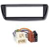 Audioproject A230 - Set mascherina per vano autoradio da incasso per Toyota Aygo, telaio da incasso, colore nero