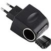 Maciun Adattatore presa per auto, adattatore presa accendisigari - convertitore accendisigari da 220 V a 12 V con indicatore LED - auto da AC a DC neri per trasmettitori radio
