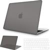 NPUOLS Custodia per MacBook Air 15 M5 M4 M3 M2 2026-2023, Grigio Opaco | Cover Rigida Ultra Sottile per Mac Air 15 Pollici Modello A3241 A3114 A2941, con Protezione Tastiera Sottile TPU Versione UE