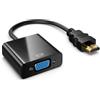 QGECEN HDMI to VGA, Gold-Plated HDMI to VGA Adapter (da maschio a femmina) for Computer, Desktop, Laptop, PC, Monitor, Proiettore, HDTV, Chromebook, Raspberry Pi, Roku, PS3, Xbox, Camera