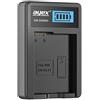 ayex Caricatore USB per batteria Nikon tipo EN-EL14 - Ricarica tramite presa USB, laptop, Power Bank o PC - Display LCD con indicatore di carica