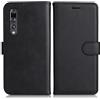 DENDICO Cover per Huawei P20 PRO, Premium Portafoglio PU Custodia in PU Pelle, Flip Libro TPU Bumper Caso per Huawei P20 PRO, Nero