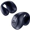 Generic V50 Cuffie a conduzione ossea wireless Bluetooth 5.3 mono-auricolari, auricolari sportivi da corsa, blu, impermeabili IPX3, batteria da 180mAh, autonomia di riproduzione 18-36h