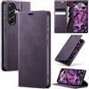 Azororo Cover per Samsung Galaxy A57 5G, Premium PU Pelle Custodia, Magnetica Carta Fessura Portafoglio Case, Flip Cavalletto Custodia per Samsung Galaxy A57 - Viola