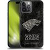 Head Case Designs Licenza Ufficiale HBO Game of Thrones Stark Sigilli Scuri Custodia Cover Dura per Parte Posteriore Compatibile con Apple iPhone 14 PRO Max