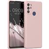 kwmobile Custodia Compatibile con Motorola Moto G60S Cover - Back Case per Smartphone in Silicone TPU - Protezione Gommata - coconut swirl
