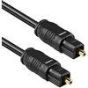 QiCheng&LYS Cavo Audio Ottico Digitale SPDIF Toslink, Cavo Audio Ottico (5m)