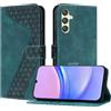 YIRRANZD Custodia per Samsung Galaxy A25 5G, Cover a Libro in Pelle PU con Slot Cart e Silicone TPU Bumper, Flip Caso Portafoglio Cover per Samsung A25 5G (Verde)