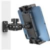 OHLPRO Supporto Da Parete Per Tablet IPad 7-11, Girevole A 360°, Con Doppia Testa A Sfera, Braccio Girevole, Montaggio A Parete Con Viti, Ideale Per Cucina, Ufficio, Palestra, Bagno, Magazzino