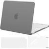 MOSISO Custodia Compatibile con MacBook Neo 13 pollici Cover A3404 2026 | Copritastiera & Pellicola & Case per Mac Neo 13 pollici Display Liquid Retina con Chip A18 Pro, Grigio