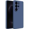 Captor Cover Samsung S26 Ultra Custodia Colorata in Silicone Liquido, Antiurto, Flessibile, Bordo Rialzato per Schermo e Fotocamera Con Microfibra Interna per Cover S26 Ultra Samsung (Blu Scuro)
