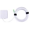 Elfcam® - 40 metri Cavo Fibra Ottica Rafforzato SC/APC a SC/APC Simplex Monomodale (Diametro: 4,0 mm), Dotato di PTO, Estensione Utilizzata per Scollocare il box Fibra, senza perdite di flusso