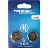 Renata CR2430 - Batteria a bottone al litio da 3 V, precisione svizzera per chiavi dell'auto, sistemi di allarme e Smart Home, confezione da 2