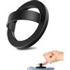 HAPZUR Anello Magnetico Cellulare in Silicone 1 Pezzo - Supporto Telefono con Impugnatura Sicura & Funzione Stand Vivavoce.