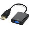 Bitone Adattatore HDMI a VGA, Convertitore Unidirezionale HDMI a VGA con Connettore Placcato in Oro, per Computer, Laptop, Proiettori, HDTV, Chromebook, Xbox