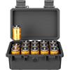 KIWIFOTOS 15 slot C/LR14/AM2 batteria organizzatore custodia resistente IP67 impermeabile C LR14 porta batterie alcaline per uso domestico all'aperto campeggio ufficio (batteria non inclusa)