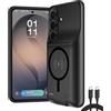 Fraternize - Custodia con batteria per Samsung Galaxy S26, 10000mAh, magnetica, compatibile con la ricarica senza fili, custodia protettiva per caricabatteria di emergenza, power bank esteso