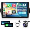 VECHTEL 2G&64G 10.1 Autoradio per Citroen nemo/Peugeot bipper/Fiat Fiorino Qubo 2008-2017 con Carplay Android Auto, Android 13,touchscreen Bluetooth RDS/FM Radio,Wi-Fi Navigazione/Telecamera posteriore AHD