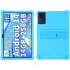 FKQLH Custodia per Teclast T50 Plus/Teclast T50 MAX Tablet 11 Pollici, Silicone Morbido Skin Leggero Custodia Protettiva per Bambini Supporto Cover, Blu