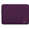 MOSISO 14 pollici Custodia Laptop, 14 pollici Borsa PC Compatibile con HP Lenovo Dell ASUS Acer, HP Stream, Dell Latitude, Lenovo IdeaPad, Poliestere Manica Verticale con Tasca, Viola Magenta