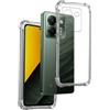 REY Cover in Gel TPU Anti-Shock per XIAOMI Poco M7 PRO 5G, Morbido Silicone Custodie Protettivo Case, Anti-Scratch, Protettiva Sottile Back Cover