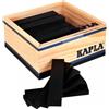KAPLA C40 NR 40er QUADRATO, dischi in legno nero