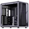 Jonsplus BO400: Case per PC Midi-Tower ATX con pannello laterale in vetro temperato, colore grigio gunmetal. Tipo: Midi/Mini-tower. Compatibilità: ATX