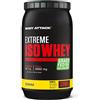 Body Attack Extreme Iso Whey, Banana, 1 kg, CFM Whey Protein Isolato in 100% latte di salice irlandese, senza glutine, ricco di EAA, perfettamente solubile, a basso contenuto di grassi, senza