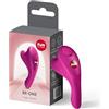 Fun Factory Be·One | vibratore da dito con doppio motore | vibratore per donne e coppie | 5 programmi di vibrazione | impermeabile IPX7 | USB-C