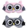 CHROMACRAFT Maschere Per Gli Occhi Da Gufo In Cartone Animato Da 2 Pezzi, Graziose Maschere Per Gli Occhi, Divertenti Maschere Per Gli Occhi In Peluche, Maschere Per Gli Occhi Oscuranti Per Il Sonno