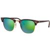 Ray-Ban Clubmaster, Occhiali da Sole Unisex Adulto, Marrone (Braun 114519), 51 mm