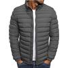 Kobilee Uomo Piumino 100 Grammi Ripiegabile Primaverile Imbottita Montagna Cerniera Elegante con Cappuccio Giacca Invernale Giacca Mezza Stagione Antivento Casual Leggero Calda Giubbotto Trapuntato