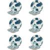 KASANOVA Servizio 12 piatti porcellana blu azzurro Mosaico