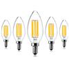 Spacelumen Lampadina LED E14 a candela dimmerabili 6W SES confezione da 5