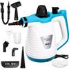 FAOKZE Idropulitrice A Vapore, 1050W Pulitore a Vapore Portatile, Pistola a Vapore in Alluminio 10 Accessori per Rimuovere le Macchi da Pavimena Moquette Tende Seggiolini Auto Cucina Cimici Bagni Altro