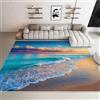 Generic Laghi Oceanici Tappeto 120x180 cm Antiscivolo Morbido Paesaggi Naturali 3d Tappeto Pelo Corto Tappeti Lavabili in Lavatrice Adatto Per Camerette Cucine e Soggiorni a-1163