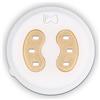 Pastidea - Trafila in bronzo e POM Scialatiello compatibile con Philips Pasta Maker Avance e Serie 7000