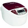 Moulinex - Multicooker Plastica, 12 programmi, cuoci-riso e cottura a vapore, capacità 5 l, potenza 750 W, contenitore antiaderente amovibile, tecnologia Fuzzy Logic [comandi in lingua inglese]