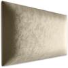 Muralo Pannelli Imbottiti per Pareti in Velluto 60 x 40 cm - Cuscino da Parete Decorativo, Design Moderno e di Lusso per Camera da Letto e Soggiorno - crema