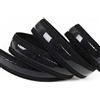 Michass nero 10 m elastico in silicone antiscivolo larghezza 10 mm per cucire indumenti, spallacci parrucche (bianco)