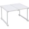 TOPINCN Scaffale per Armadio Espandibile, Ripiano per Armadio in Acciaio Al Carbonio ABS PP, Rialzo Regolabile per Scaffale per Armadio da Dispensa, Armadio (Lunghezza 37-48