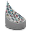 Happers Poltrona a Sacco Bambini Dragon Poltroncina Pouf Sacco Con Imbottitura Schienale Alto Seduta Morbida Per Cameretta Angolo Lettura Uso Interno Regalo Bambino Bambina Leggera Pronta