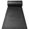 ETM® - Tappeto in gomma antiscivolo per passerelle e piscina, per interni ed esterni, per sollievo alle articolazioni, varie dimensioni, nero